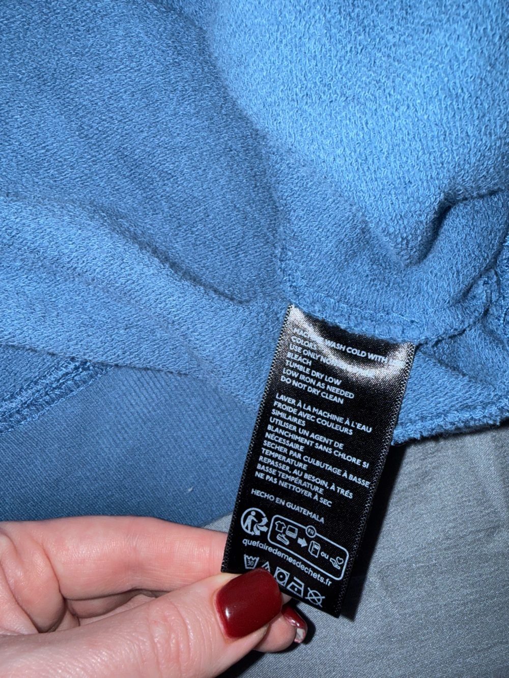 Anthropologie Maeve Best In Show Golden Retriever Dog Graphic Sweatshirt Blue XS - Picture 5 of 6